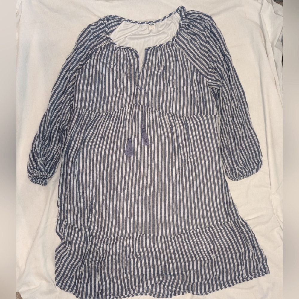 Old Navy -V-neck, Long Sleeve Blouse